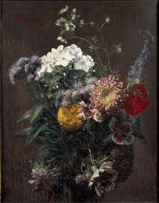 Still Life: mixed Flowers, c1850-1900. Artist: Henri Fantin-Latour