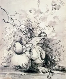 Still Life of Fruit (1700 - 1749?). Artist: Jan van Huysum