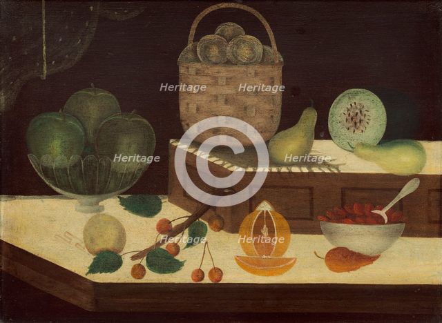 Still Life of Fruit, c. 1865/1880. Creator: Unknown.