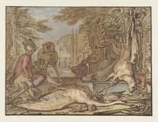 Still life of game, 1650-1719. Creator: Jan Weenix