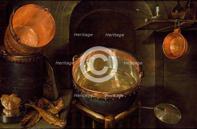Still Life of Kitchen Utensils, early 17th century. Artist: Cornelis Jacobsz Delff.