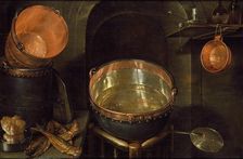 Still Life of Kitchen Utensils, early 17th century. Artist: Cornelis Jacobsz Delff