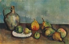 Still life, pitcher and fruit 1894. Artist: Paul Cezanne