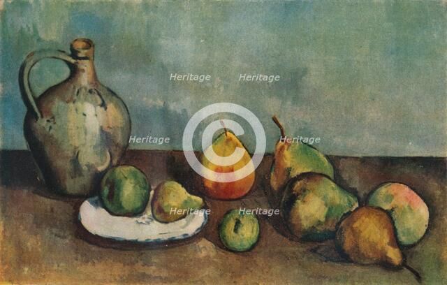 'Still life, pitcher and fruit', 1894. Artist: Paul Cezanne.