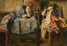 Still Life Requisites, 1885. Creator: Henri Jean Augustin de Braekeleer