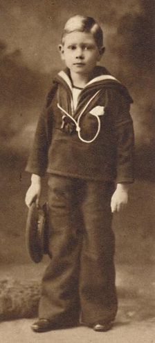 Still-sailor-suited - Prince Albert at the age of six c1901 (1937)