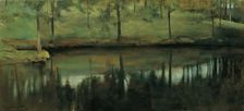 Still water, 1894. Creator: Fernand Khnopff