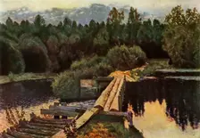 Still Waters 1892, (1965). Creator: Isaak Levitan