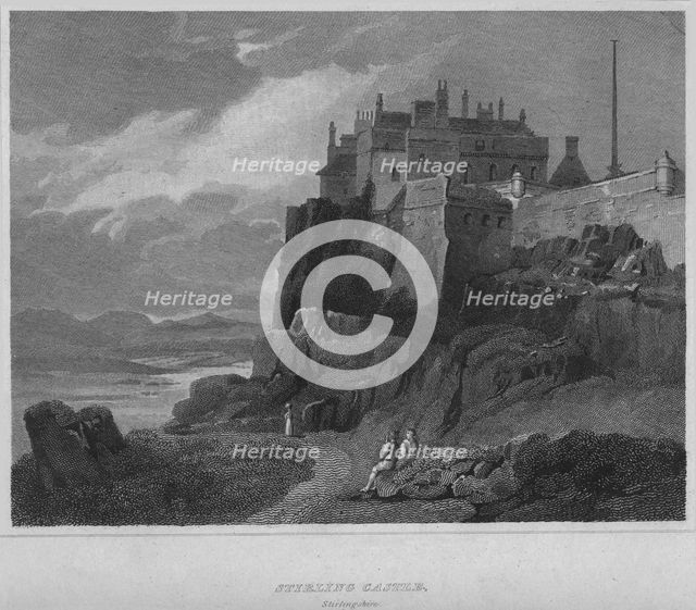 'Stirling Castle, Stirlingshire', 1814. Artist: John Greig.
