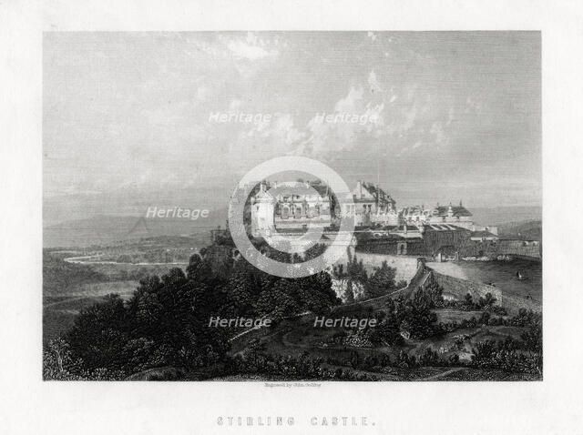 Stirling Castle, Scotland, 1883.Artist: John Godfrey