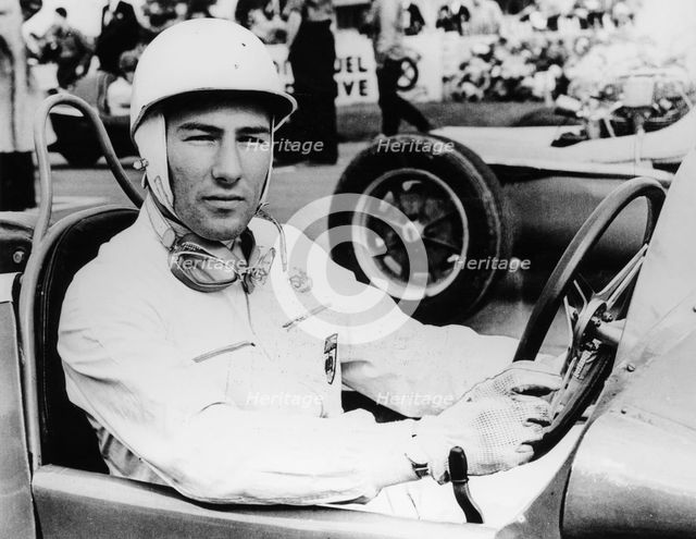 Stirling Moss at Goodwood, 1954. Artist: Unknown
