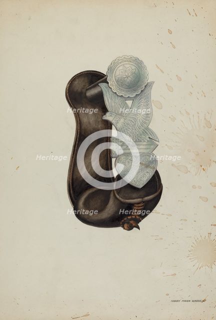 Stirrup, c. 1940. Creator: Harry Mann Waddell.