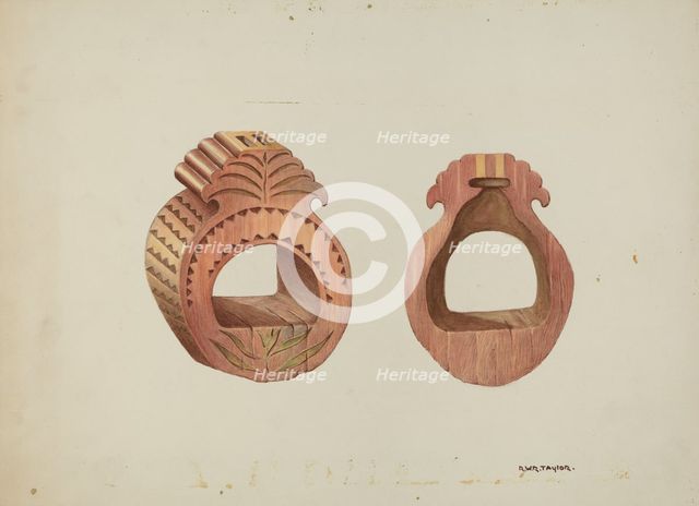 Stirrup, c. 1940. Creator: Robert W.R. Taylor.