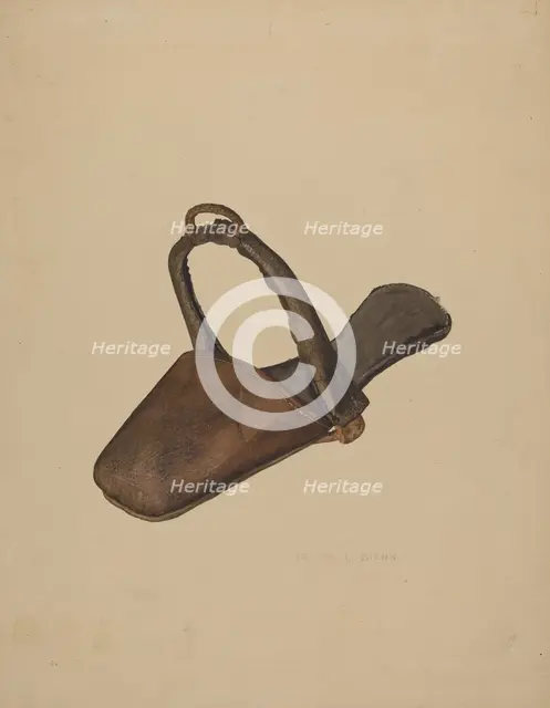 Stirrup Shoe, c. 1942. Creator: Irving L. Biehn.