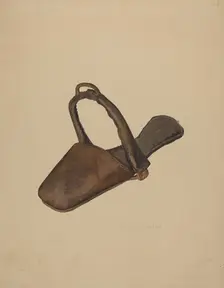 Stirrup Shoe, c. 1942. Creator: Irving L. Biehn