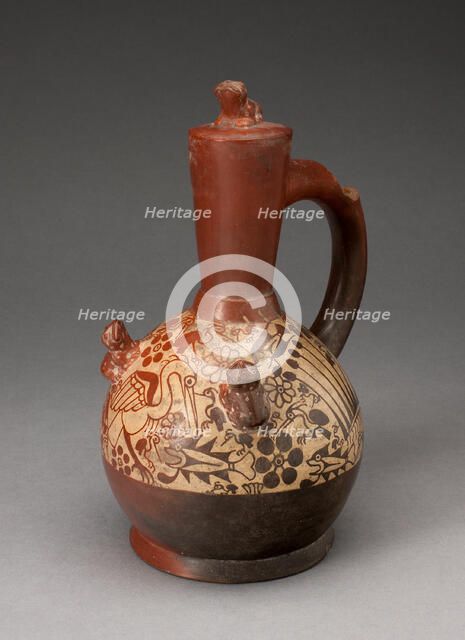 Stirrup-Spout Vessel, 100 B.C./A.D. 500. Creator: Unknown.