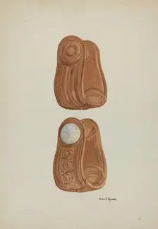 Stirrups, c. 1940. Creator: Arthur P. Reynolds