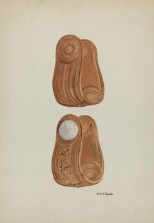 Stirrups, c. 1940. Creator: Arthur P. Reynolds