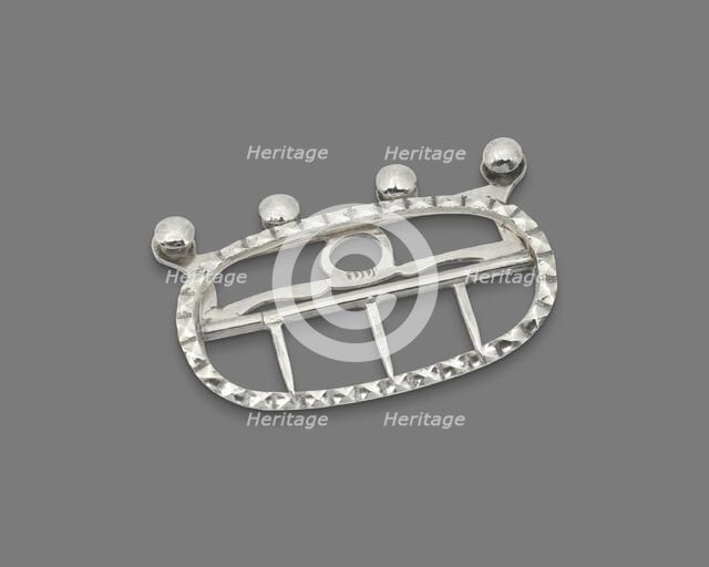 Stock Buckle, 1745/75. Creator: Daniel Dupuy.