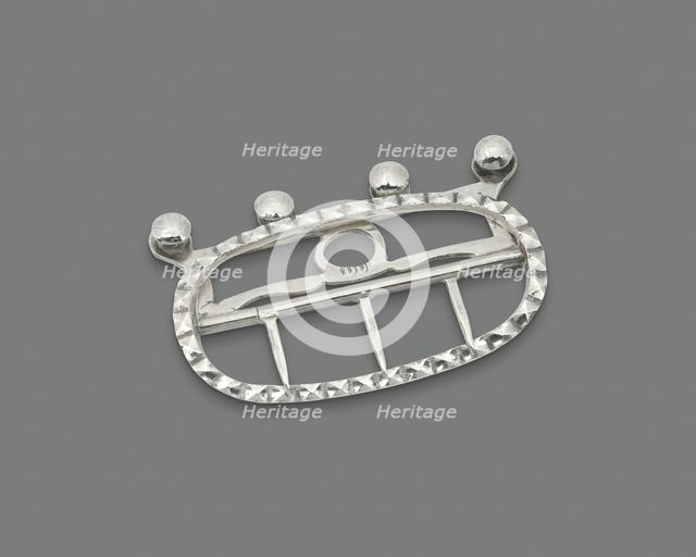 Stock Buckle, 1745/75. Creator: Daniel Dupuy.
