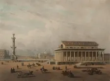 Stock exchange in Saint Petersburg, End 1840s. Creator: Bichebois, Louis-Pierre-Alphonse (1801-1850)