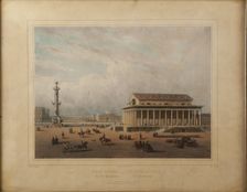 Stock exchange in Saint Petersburg, End 1840s. Creator: Bichebois, Louis-Pierre-Alphonse (1801-1850)