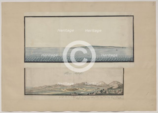 Stock farm of Hermanus Engelbrecht, near the Kamiesbergen, 1778-1779. Creator: Robert Jacob Gordon.
