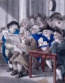 Stock-Jobbers Extraordinary Stock Exchange, London, c1795. Artist: Robert Dighton