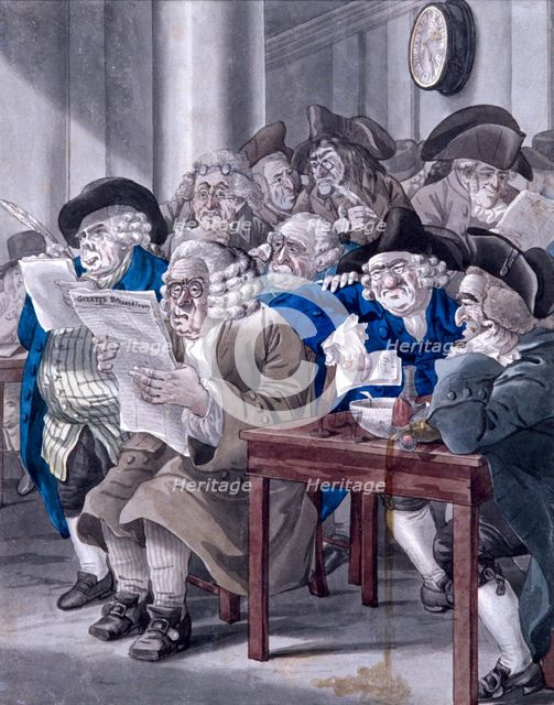 'Stock-Jobbers Extraordinary', Stock Exchange, London, c1795. Artist: Robert Dighton