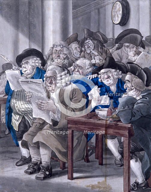 'Stock-Jobbers Extraordinary', Stock Exchange, London, c1795. Artist: Robert Dighton
