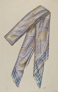 Stock Tie, 1935/1942. Creator: Raymond Manupelli