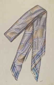 Stock Tie, 1935/1942. Creator: Raymond Manupelli