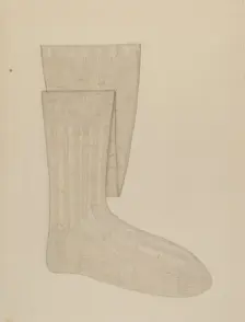 Stockings, 1935/1942. Creator: Sylvia DeZon