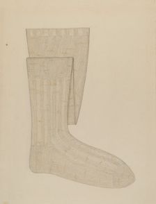 Stockings, 1935/1942. Creator: Sylvia DeZon
