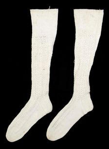 Stockings, American, 1825-40. Creator: Unknown
