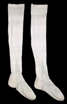 Stockings, American, 1850-60. Creator: Unknown