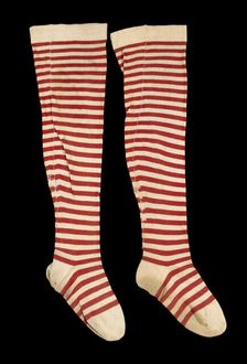 Stockings, American, 1850-70. Creator: Unknown