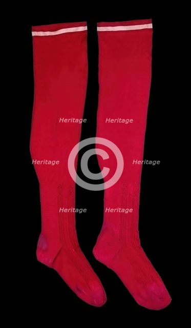 Stockings, American, 1870-90. Creator: Unknown.