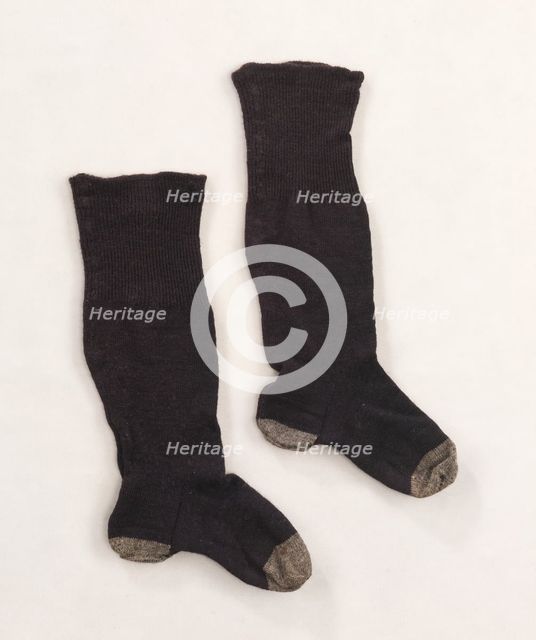 Stockings, American, 1892. Creator: Unknown.