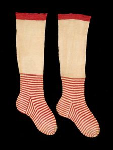 Stockings, American, ca. 1860. Creator: Unknown