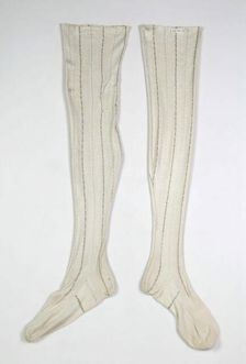 Stockings, American, ca. 1870. Creator: Unknown