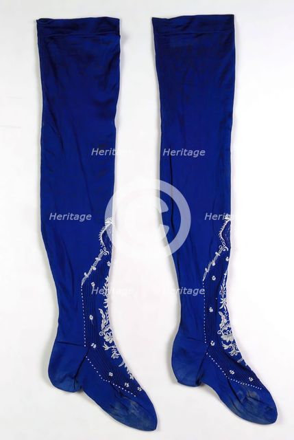Stockings, American, ca. 1890. Creator: Unknown.