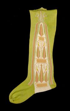 Stockings, British, first quarter 19th century. Creator: Unknown
