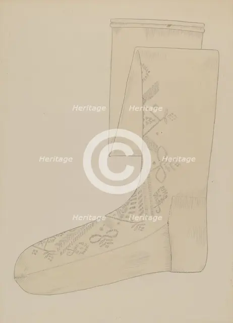 Stockings, c. 1936. Creator: Melita Hofmann.