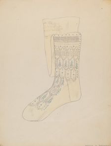 Stockings, c. 1936. Creator: Dorothy M. Gerhard