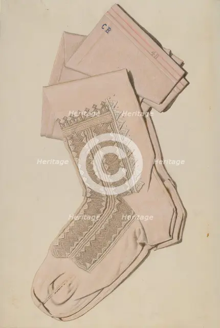 Stockings, c. 1936. Creator: William High.