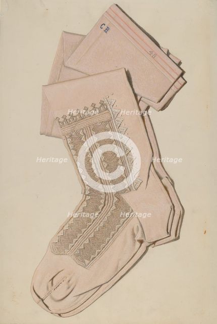 Stockings, c. 1936. Creator: William High.