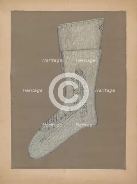 Stockings, c. 1937. Creator: Sylvia DeZon.