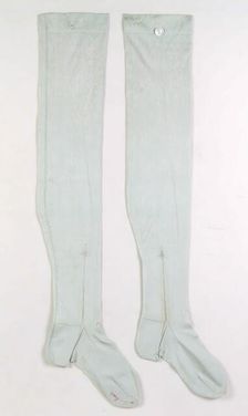 Stockings, French, ca. 1880. Creator: Bon Marche