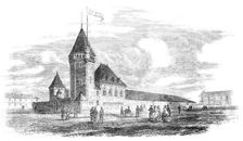 Stockport Volunteer Armoury and Drillground, 1862. Creator: Unknown